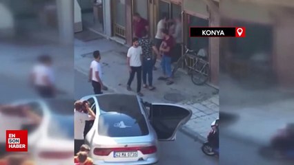 Konya'da amca yeğenin kiralık dükkan kavgasında 8 kişi yaralandı