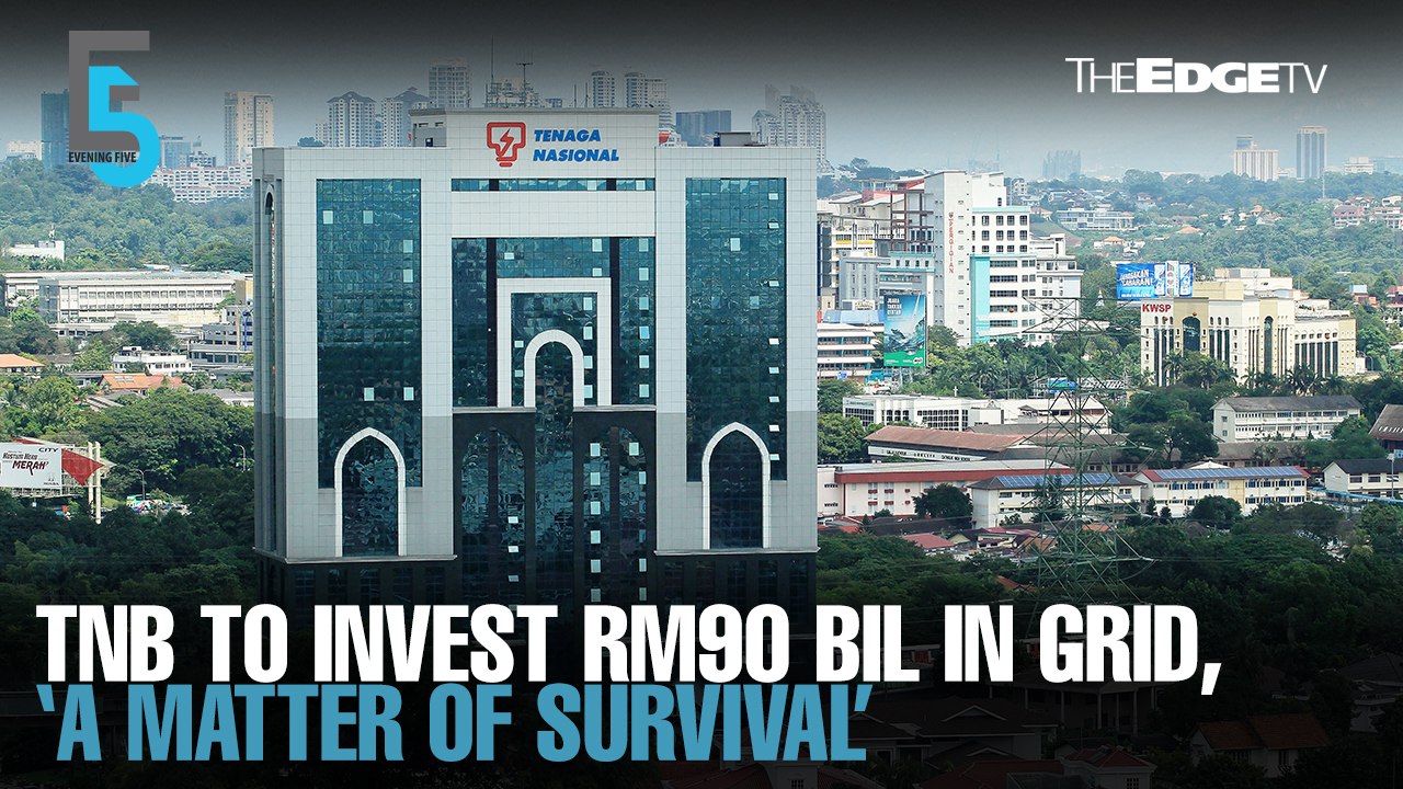 EVENING 5: TNB to invest RM90 bil in grid over next six years