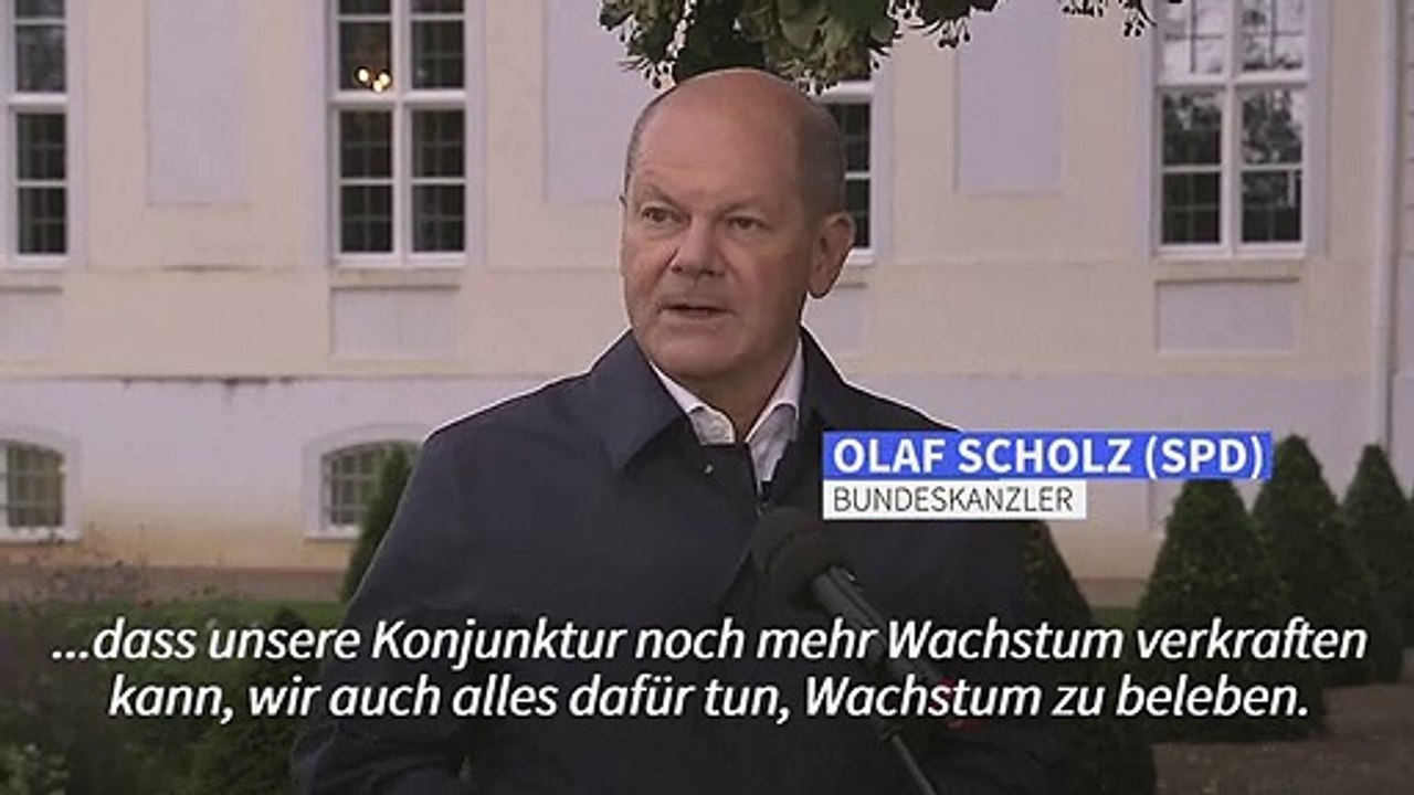 Scholz: „Alles dafür tun, Wachstum zu beleben“