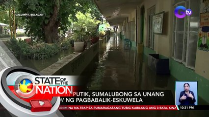 Baha at putik, sumalubong sa unang araw ng pagbabalik-eskuwela | SONA