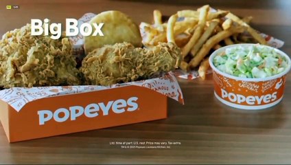 Popeyes Commercial 2023 - (USA) Big Box is Back