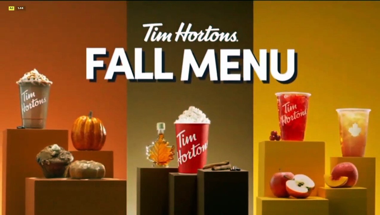 Tim Hortons Commercial 2023 - (USA) _ New Fall Menu - Video Dailymotion