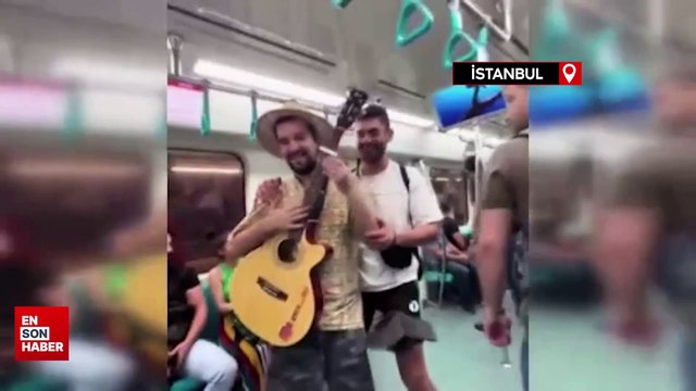 Marmaray’da kavga çıktı: Görme engelli vatandaş ortamı neşelendirdi