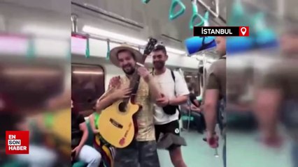 Marmaray’da kavga çıktı: Görme engelli vatandaş ortamı neşelendirdi