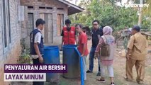 Atasi Kelangkaan, PMI Way Kanan Salurkan Air Bersih Layak Minum