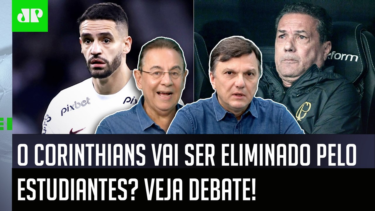 SERÁ? "Cara, VAI SER UM GRANDE FEITO se o Corinthians..." VEJA DEBATE antes do JOGÃO com Estudiantes
