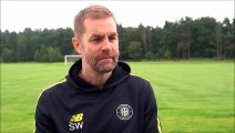Harrogate Town v Blackburn Rovers - pre-match interview with Simon Weaver