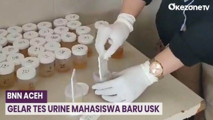 BNN Aceh Gelar Tes Urine Mahasiswa Baru USK, 8 Maba Positif Psikotropika