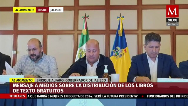 Enrique Alfaro anuncia distribución de libros de texto gratuitos en Jalisco