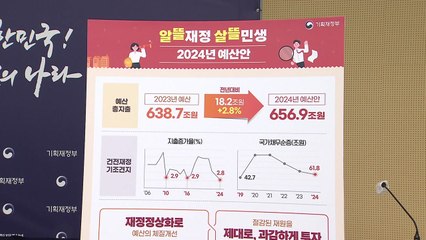 내년 예산 증가율 2.8%...20년 만에 가장 낮아 / YTN