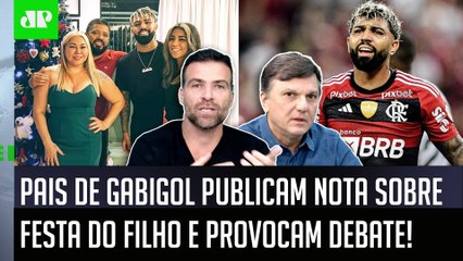 FESTA DO GABIGOL: pais do atacante PUBLICAM NOTA sobre o evento e GERAM DEBATE sobre o Flamengo!