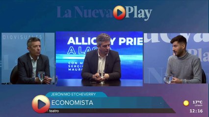 El economista Jerónimo Etcheverry en Allica y Prieta a las 12