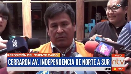 Habilitan desvíos para trabajos del puente caído