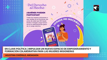 En clave política  Impulsan un nuevo espacio de empoderamiento y formación colaborativa para las mujeres misioneras