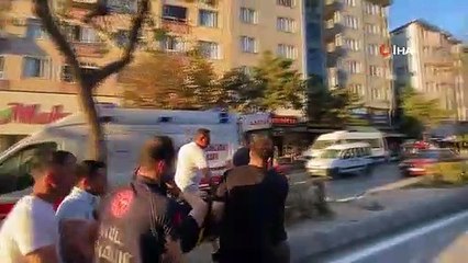 Çorlu'da işçi servisine motosiklet çarptı, sürücü yaralandı