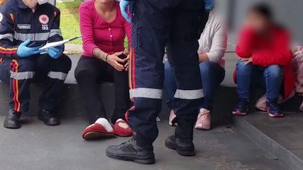 Samu atende mulher em crise nervosa no IML de Cascavel