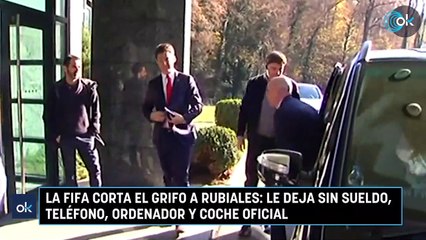 La FIFA corta el grifo a Rubiales: le deja sin sueldo, teléfono, ordenador y coche oficial