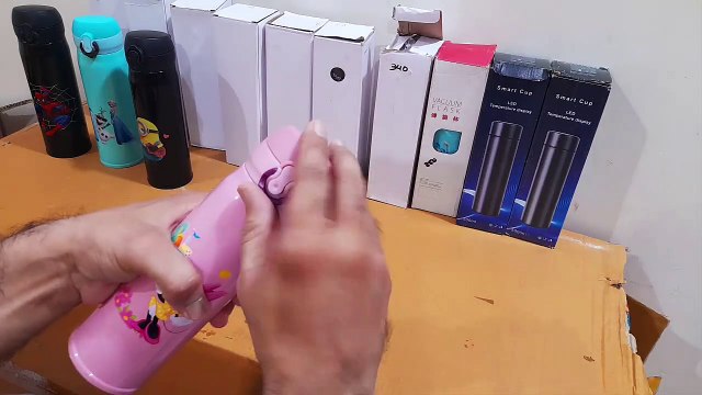 Unboxing and Review of Cartoon Stainless Steel Cute Cartoon Character Water Flask-Bottle for Kids-Best Gift for Kids