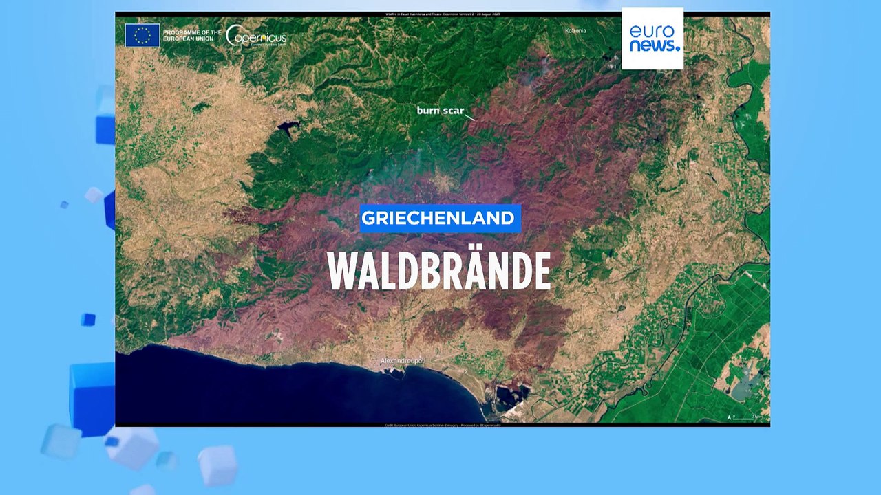 Griechenlands schlimme Brände: schon 81.000 Hektar verbrannt