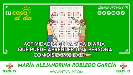 Actividades de la vida diaria que puede aprender una persona con discapacidad.