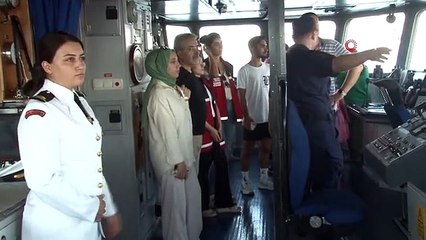 Şehit, gazi ve depremzede aileleri TCSG Umut ile turladı