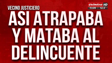 Vecino justiciero: Así baleaba al presunto delincuente