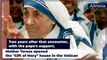 The Relationship Between Saint Mother Teresa and JPII