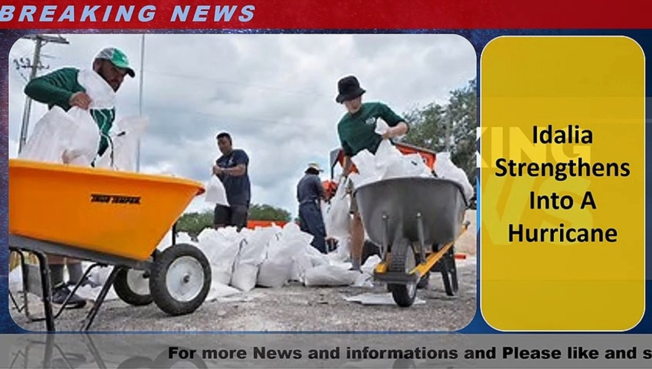 Idalia Strengthens Into A Hurricane