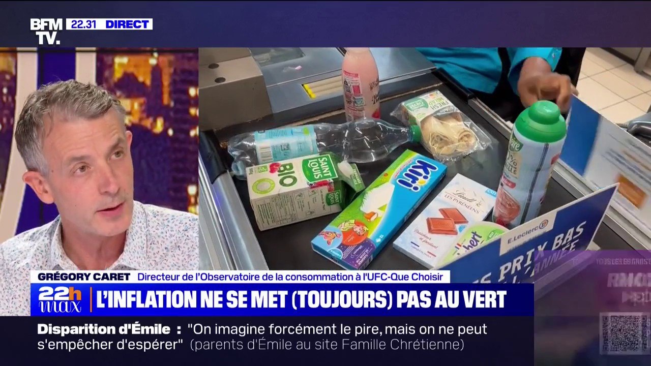 Inflation: "On est à un niveau beaucoup trop élevé pour que les ménages puissent suivre", affirme Grégory Caret