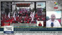 Miles de hondureños protagonizan movilizaciones en apoyo a la pdta. Xiomara Castro