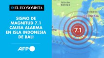 Sismo de magnitud 7,1 causa alarma en isla indonesia de Bali