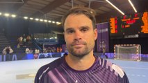 Thomas Tesorière après l'élimination d'Istres Provence Handball contre Cesson