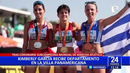 Kimberly García: entregan departamento a atleta peruana en Villa Panamericana