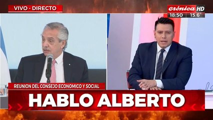 Alberto Fernández encabezó la reunión del consejo economíco y social