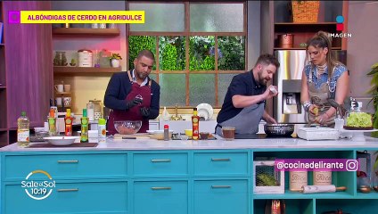 Prepara Albóndigas de cerdo en agridulce