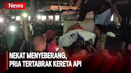 Pria Tertabrak Kereta Api Gegara Panjat Pagar dan Menyeberang di Pulogadung