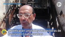 Modificarán unidades de recolectoras de basura en Coatzacoalcos