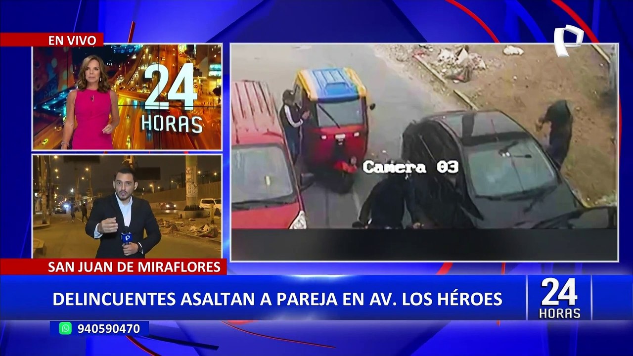 San Juan de Miraflores: asaltan a pareja y se llevan 50 mil soles