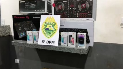 Cavalaria apreende R$ 75 mil em eletrônicos contrabandeados