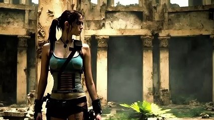 Tomb Raider re-imagined as an 80s Movie