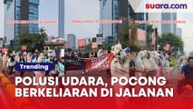 Pocong Turut Protes, Polusi Udara di Jakarta Sudah Level Akut?