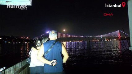 İstanbul'da 'Mavi Ay' görsel şöleni