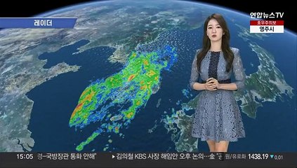 [날씨] 곳곳 강한 비…내일 영남,제주 비 계속
