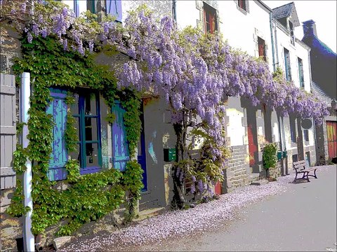 Maisons (montage artistique) - Musique : Reel à 4 (traditionnel québécois) - Eric : guitares, mandolines.