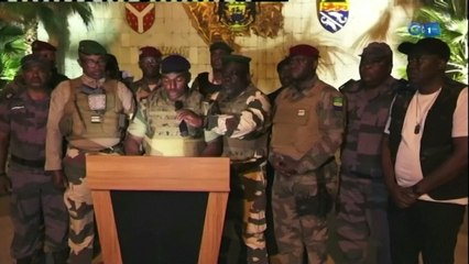 Download Video: Gabonese military officers announce they have seized power