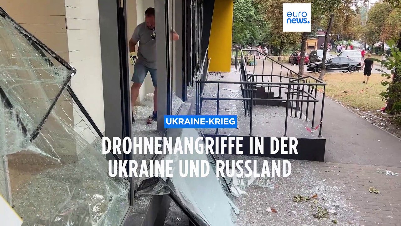 Russischer Flughafen nahe Estland massiv attackiert - Luftangriffe in Kiew