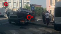 Freni tutmayan otomobil servis aracına çarptı: 6 yaralı