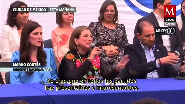 Marko Cortés y Xóchitl Gálvez abordan la posibilidad de diálogo con emecistas rebeldes