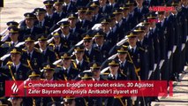 Cumhurbaşkanı Erdoğan ve devlet erkânı Anıtkabir'de