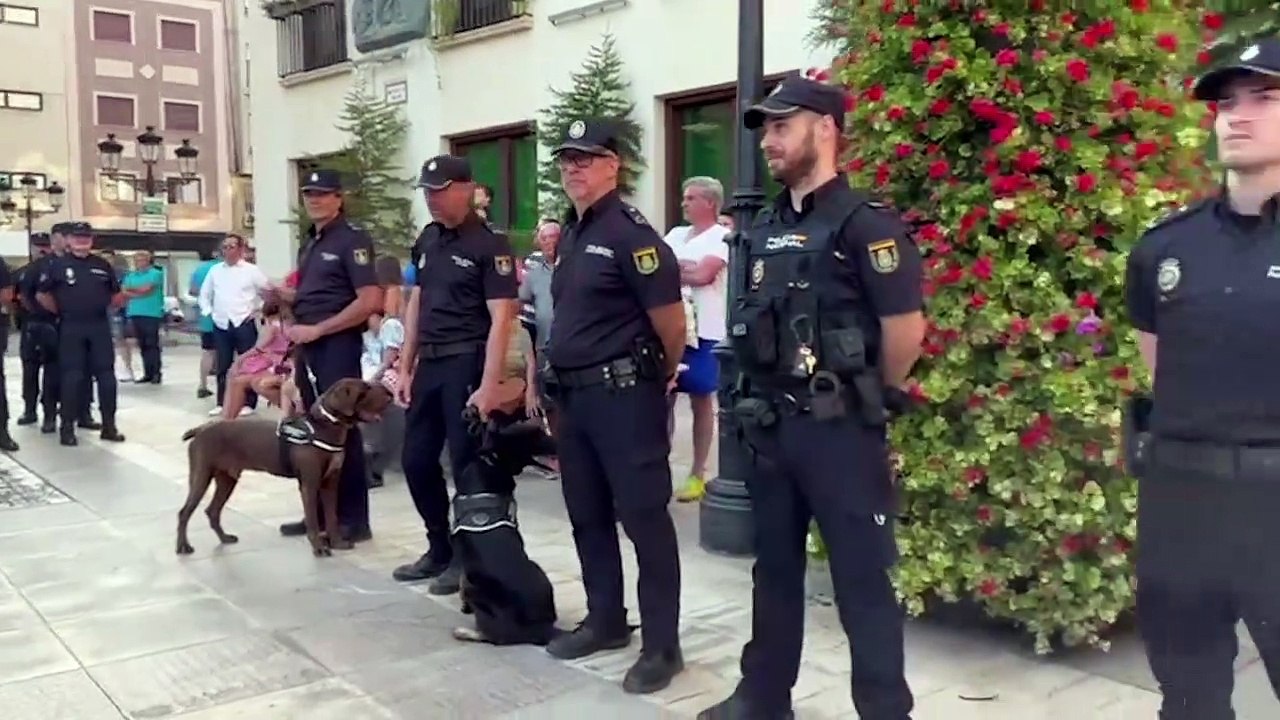 La Policía Nacional participa en el dispositivo de seguridad de “La Vuelta” con más de 70 agentes